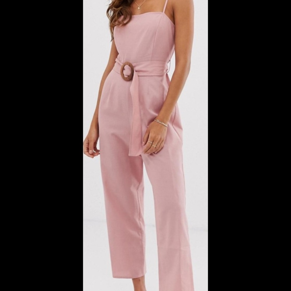 ASOS Design pink jumpsuit